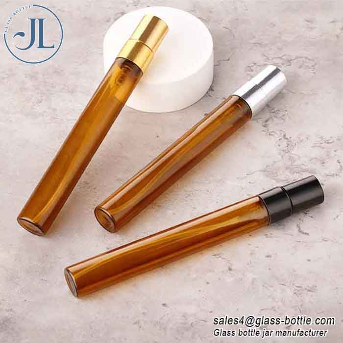 3ml 5ml 8ml 10ml 15ml Mini Tube Glass Empty Perfume Bottles Fine Mist Spray Bottle with Metal Cap