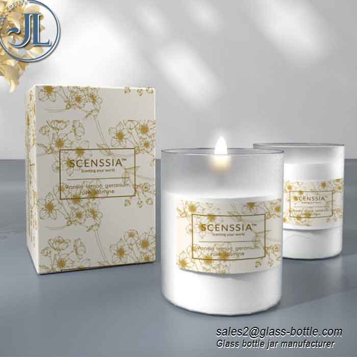 Custom Label Empty Candle Jar with Gift Box