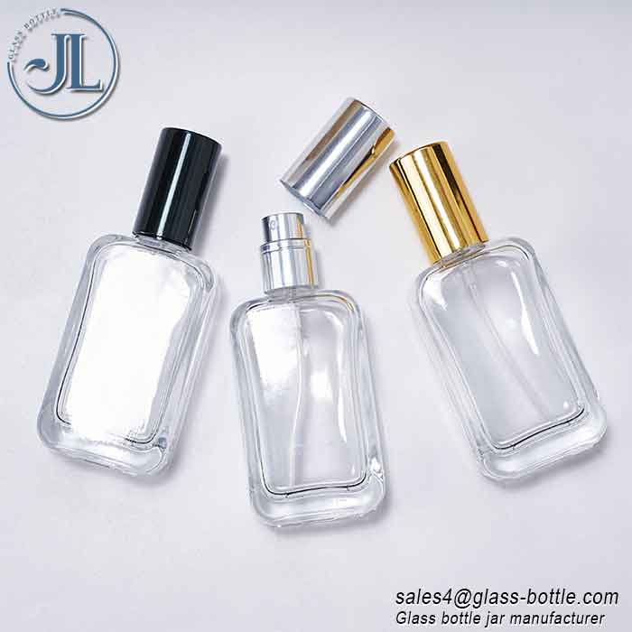Minimalist Thick Bottom Metal Spray Pump Perfume Bottle