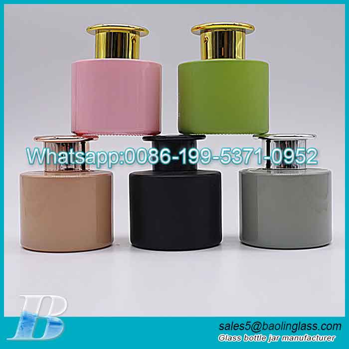 120ml Empty Glass Diffuser Bottle Essential Oil Container for DIY Essential Oil Diffuser Gift