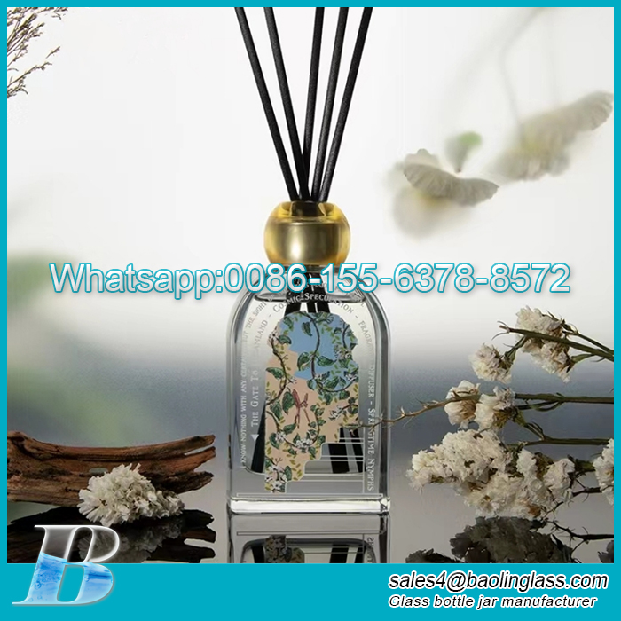 180ML Luxury decorative reed diffuser glass bottles