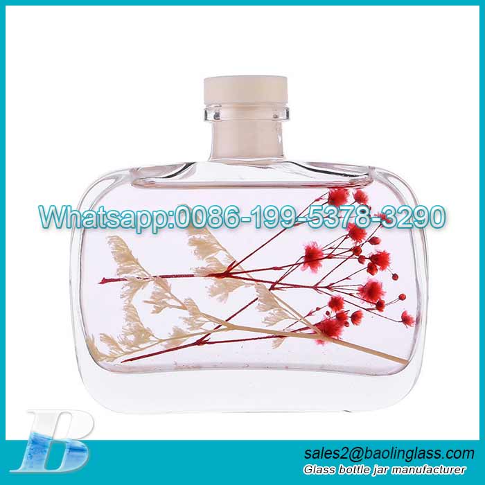 350ml Luxury Fireless aromatherapy reed diffuser glass bottle