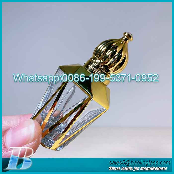 Empty Attar Arabian Oud Perfume 6ml oud glass bottles oudh Oil Bottles