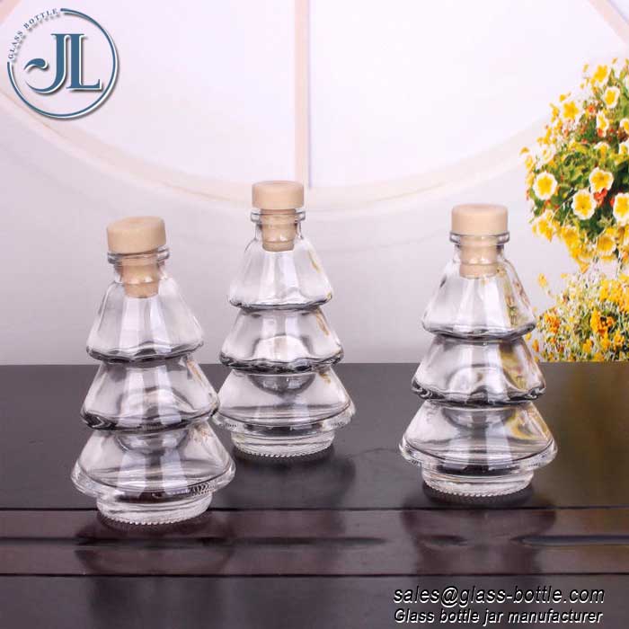 Christmas tree creative aromatherapy glass bottle wholesale