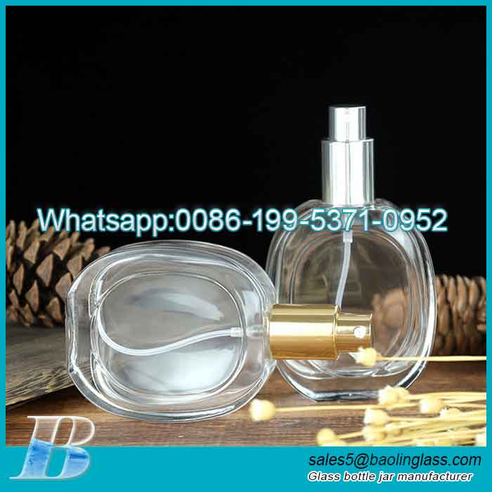 Luxury Custom 50ml Perfume glass bottle