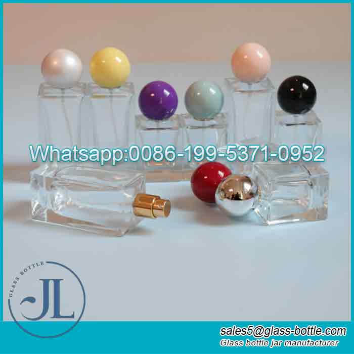 30ml Clear Glass Rectangular Perfume Bottle