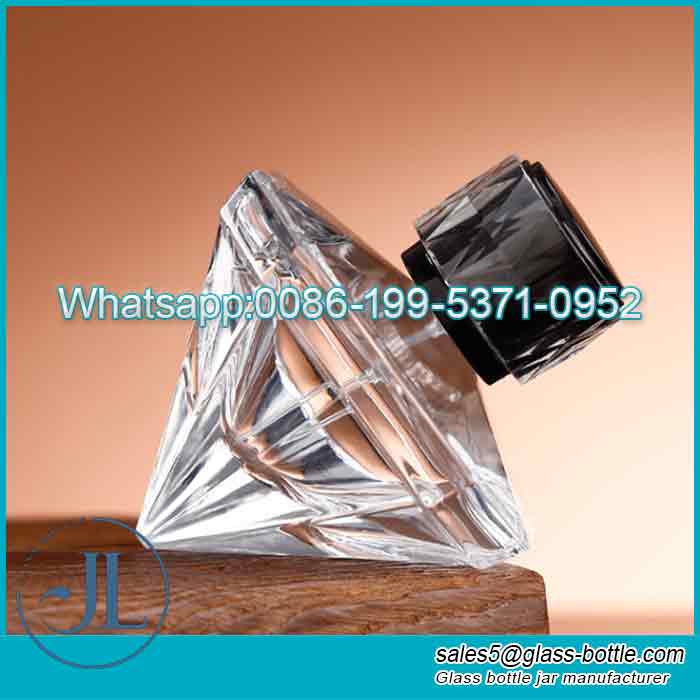 Custom 70ml diamond shape perfume bottle wholesale suppliers
