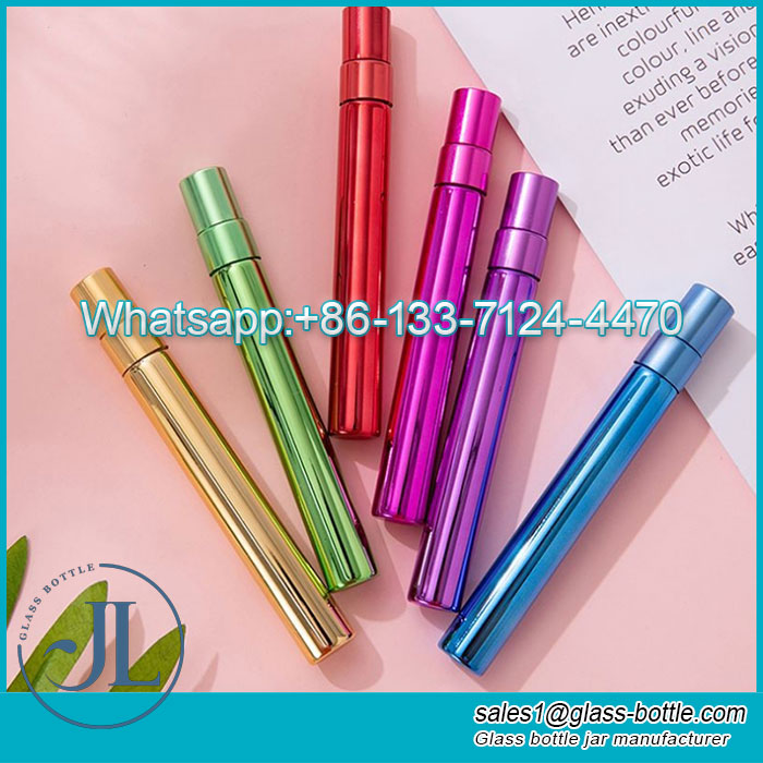 10ml UV plating glass perfume spray bottle