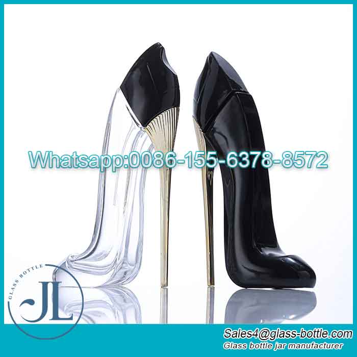 Custom 80ml Creative High Heel Shoe Special-shaped Glass Perfume Atomizer