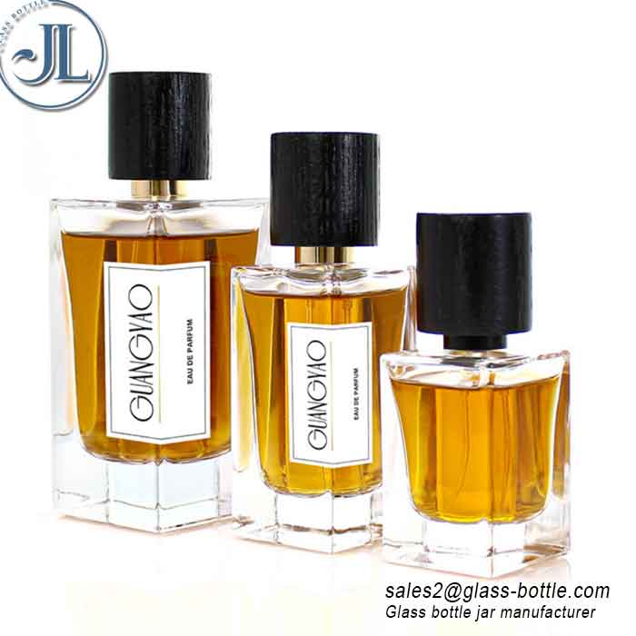 Heavy Base Clear Glass Perfume Atomizer