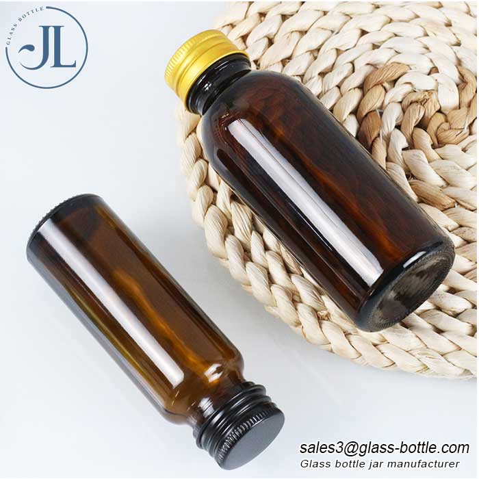 Brown light-proof glass oral liquid bottle sealed aluminum cap wholesale