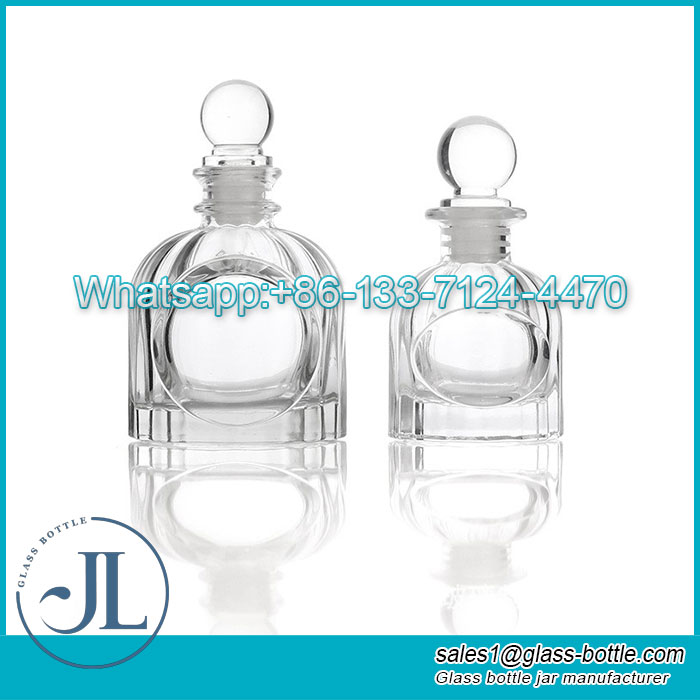 Stripe Pattern Decoration Vintage Glass Aroma Bottles Wholesale