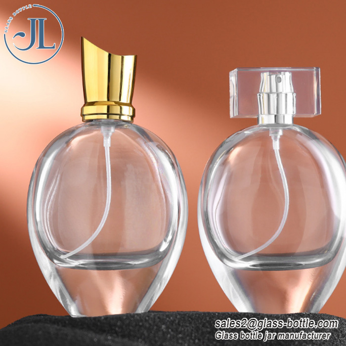 75ml Luxury Oblate Perfume Glass Bottle