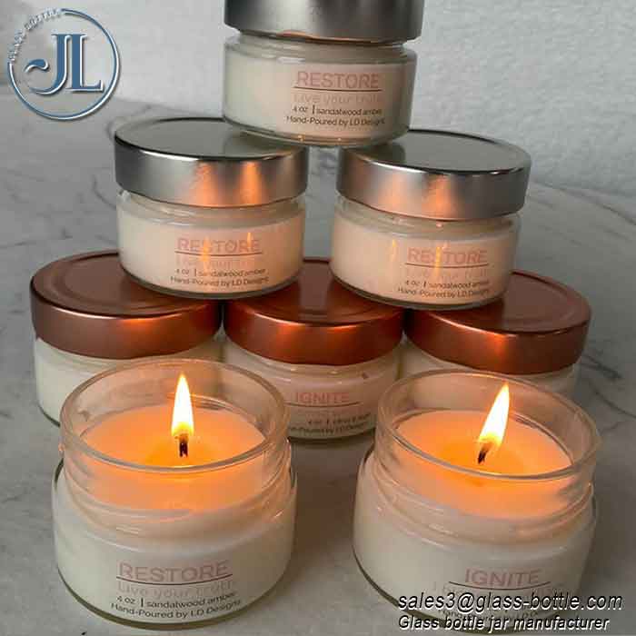 Small capacity high grade aromatherapy candle jar supplier