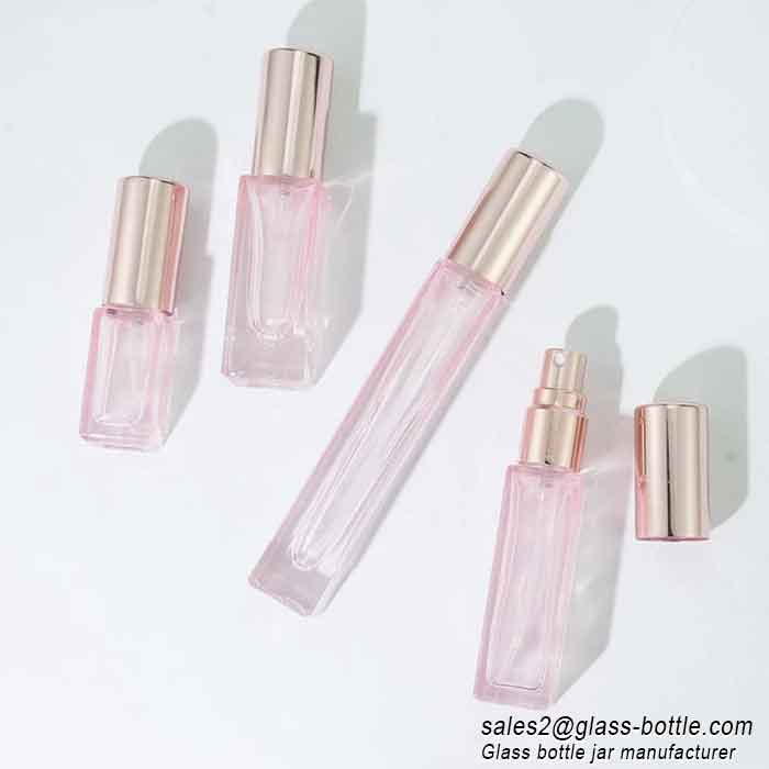 3ml 5ml 10ml Rose Gold Perfume Spray Glass Bottles