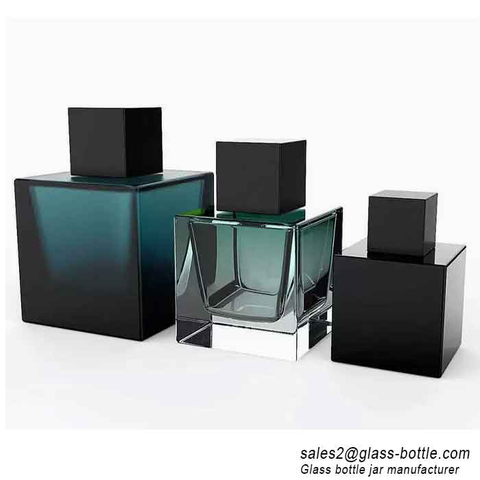 Square Shape 30ml 50ml 100ml Perfume Glass Spray Bottles