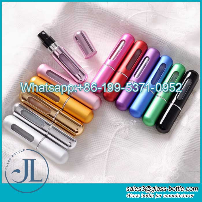 Refillable portable mini perfume atomizer bottle supplier