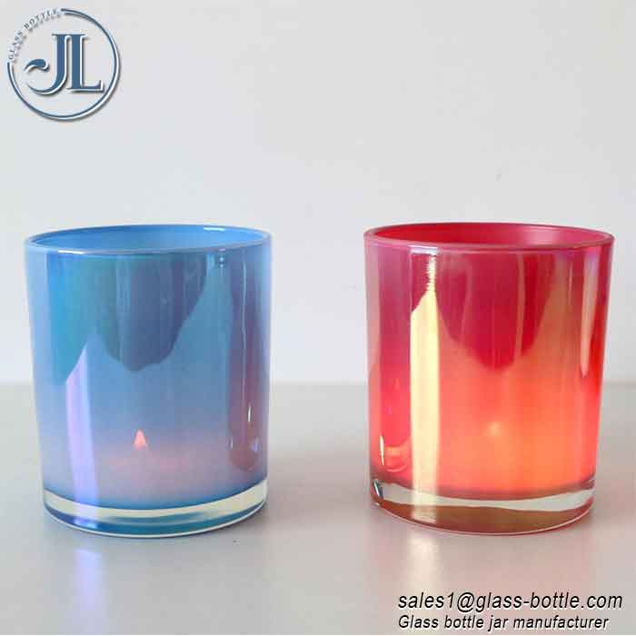 Wholesale colorful ion-plated aromatherapy candle holder ornament